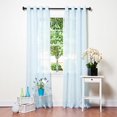thumbnail image 1 of Quality Home Crushed Voil Sheer Grommet Top Curtain Pair, 1 of 3