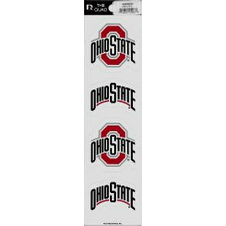 Ohio State Buckeyes Runner - Ohio State Buckeyes Quad Decal Set