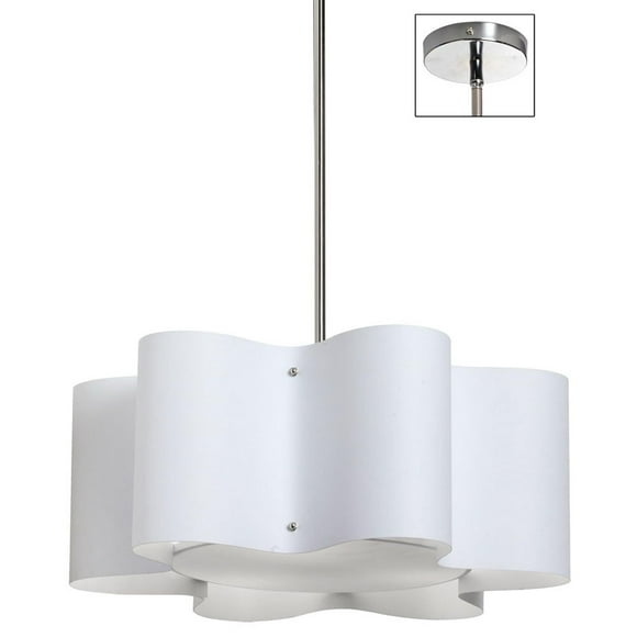 Dainolite ZUL-203-PC-WH White Pendant