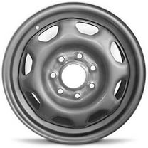 Wheel Rim for 2010-2014 ford F150 17 in Silver Steel Rim Direct Fit