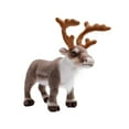thumbnail image 5 of Simulation Reindeer Plush Toy Decoration Figure Stuffed Animal Model Deer Gift Cute for Birthday Living Room Desktop Kids 42cm, 5 of 6