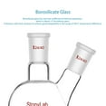 thumbnail image 7 of StonyLab 250mL Dual-Neck Round Bottom Lab Flask, Heavy Wall Borosilicate Glass, 24/40 Standard Joint, 7 of 7