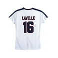 thumbnail image 3 of U.S. Soccer Official USWNT Player Girls’ Youth USA Soccer Poly Shirt Tee Top - White, Lavelle, YM, 3 of 3