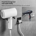 thumbnail image 3 of ruzhgo Punch-Free Hair Dryer Holder Aluminum Wall Hair Dryer Rack Mount Bracket Hanging Rack Storage Shelf For Hair Dryer, 3 of 9