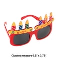thumbnail image 2 of Party Central Birthday Cake Eyeglass Party Favor - One Size - Club Pack of 12, 2 of 2