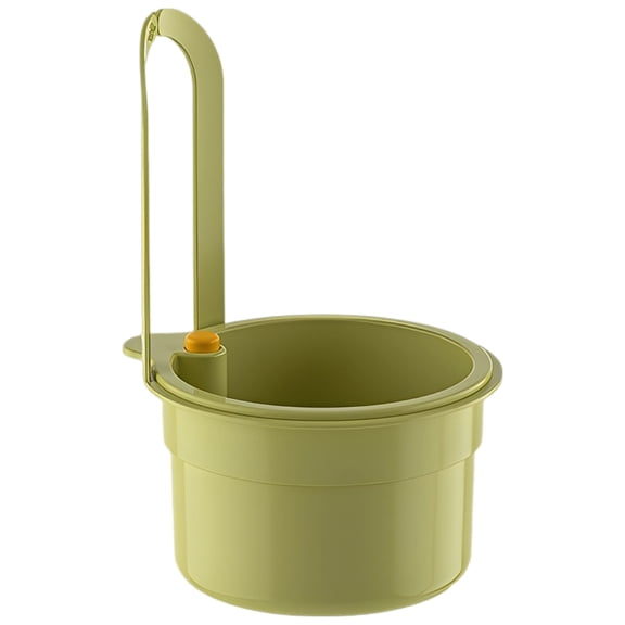 Sink Strainer Basket, Faucet Hanging Strainer with One-Press Open Lid, Kitchen Sink Food Waste Catcher, Small Spaces Sink Strainer, Prevents Clogging, 5.1 x 5.6 x 8 in / 13 x 14.2 x 20.2 cm, Green