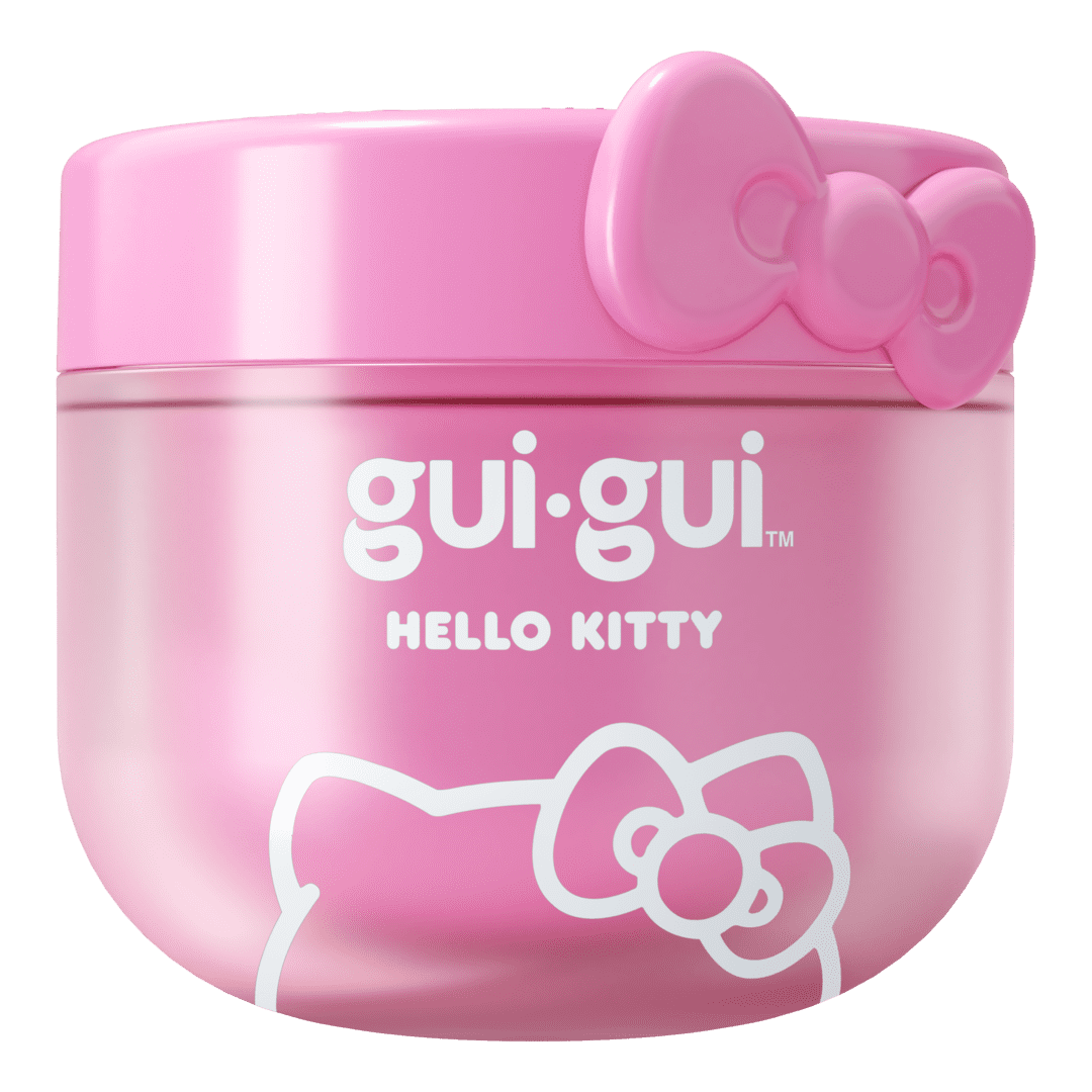 Gui Gui x Hello Kitty® and Friends Hello Kitty® Gloss Slime, Silky Pink Slime Kit with Charms, Mini Figure & Sparkle, Ages 6+