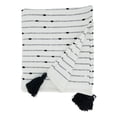 thumbnail image 2 of Saro Lifestyle Striped Tassel Throw Blanket, 2 of 5