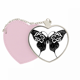 thumbnail image 1 of Alas de mariposa con Rose Bolsa de viaje Mirror maquillaje corazón rosa, 1 of 4