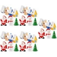 thumbnail image 2 of BERTDOMD 35 pcs Miniature Christmas House Decors Xmas Miniature Village Resin Crafts Decorations (Mixed Style), 2 of 6