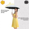 thumbnail image 3 of Mini Umbrella for Purse With Case-Small Compact UV Umbrella Protection Sun-Pocket Lightweight Umbrella---Black, 3 of 5