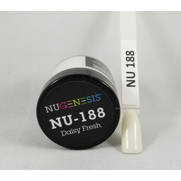 NUGENESIS Nail Color Dip Dipping Powder 1.5oz/jar - NU188 DAISY FRESH