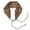 Coffee, variant on Women's Lace Up Crochet Knit Headband, Boho Hollow Hair Scarf Bandana Wrap 1PC