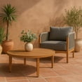 thumbnail image 2 of Meridian Furniture Table Basse de Patio Extérieur Maui Naturel, 2 of 7