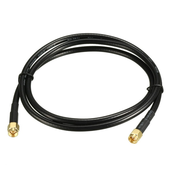 Cable Coaxial Antena Pigtail Rg58 A/u Sma Macho A Macho 30cm