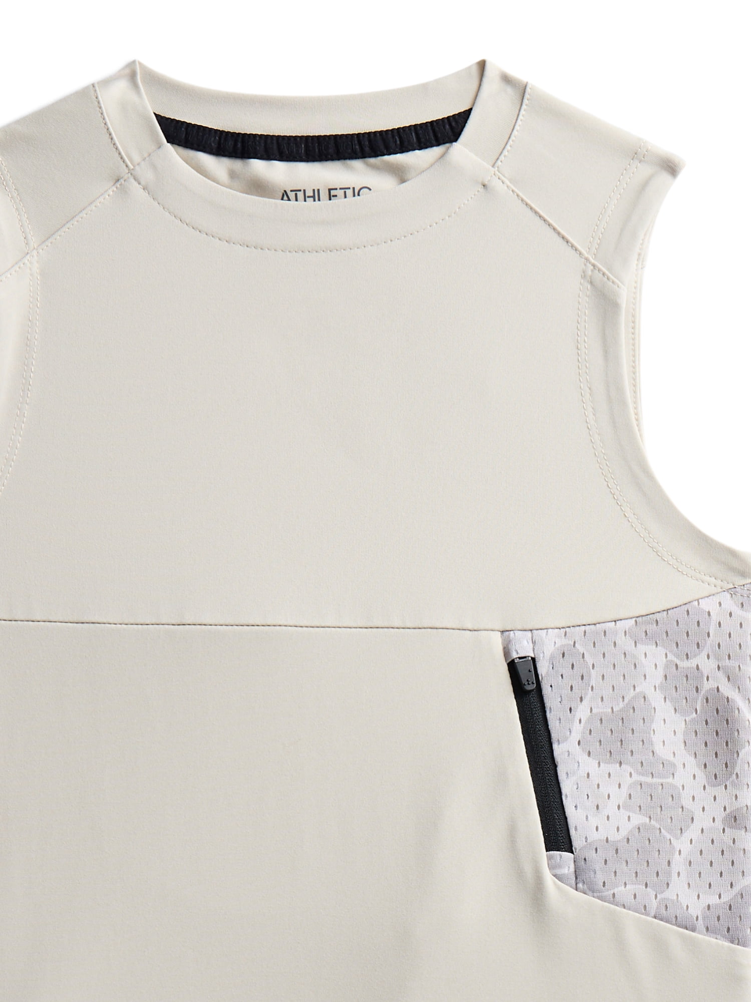 Athletic Works Boys Sleeveless Tank Top and Shorts Set, 2-Piece, Sizes 4-18