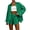 Green, variant on Spring Tops for Women Womens Sets 2 Piece Outfits Women's Fashion Casual Solid Color Long Sleeved Shirt And Shorts Two-piece Set