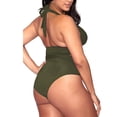 thumbnail image 5 of Baqcunre Swim Suits for Women 2024, Women's Plus Size High Waisted Tummy Control Swimwear Swimsuit Full Coverage, Bikini Sets for Women, High Waisted Bikini Sets for Women Green XL, 5 of 8