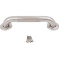 thumbnail image 3 of Knurled Grab Bar, 12 Inches, 1-1/2" Diameter, 1-1/2" Wall Clearance, Concealed Screws, Satin Stainless Steel by Stone Harbor Hardware, 3 of 4
