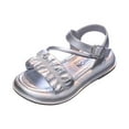 thumbnail image 2 of Toddler Girl Sandals and Beach Shoes, Summer Footwear for Everyday Wear, Lightweight Breathable Casual School Outdoor Shoes for Kids Age 4-12, 2 of 10