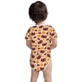 thumbnail image 3 of Gaeub Thanksgiving Turkey and Pumpkin Print Infant Climbing Onesie,Toddler Outfit,Newborn Baby Bodysuit,Baby Boy Girl Clothes -6 Months, 3 of 6