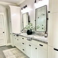 thumbnail image 6 of TEHOME Farmhouse Pivot Rectangle Bathroom Mirror Black Metal Framed Tilting Beveled Vanity Mirrors 23x35", 6 of 8