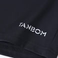 thumbnail image 5 of TANBOM Men's Fashion Polyester Five Sports Shorts Lightweight Breathable Adjustable Drawstring Black M, 5 of 6