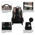 thumbnail image 4 of FORMRS Kids School Backpack Elementary Student Unisex Travel Bookbag with Reflective Stripes, Tribal Art, 4 of 7
