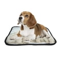 thumbnail image 2 of PKQWTM Polar bear cubs snow Pet Dog Cat Bed Pee Pads Mat Cushion Potty Dogs Blankets Crate Bed Kennel 28x36 inch, 2 of 3