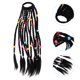 thumbnail image 5 of 2 extensiones de cola de caballo trenzada para niñas, pelucas de colores, 5 of 7
