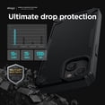 thumbnail image 7 of elago Armor for iPhone 14 Case 6.1 Inch - US Military Grade Drop Protection, Heavy-Duty Protective, Carbon Fiber Texture, Tough Rugged Design [Black], 7 of 7