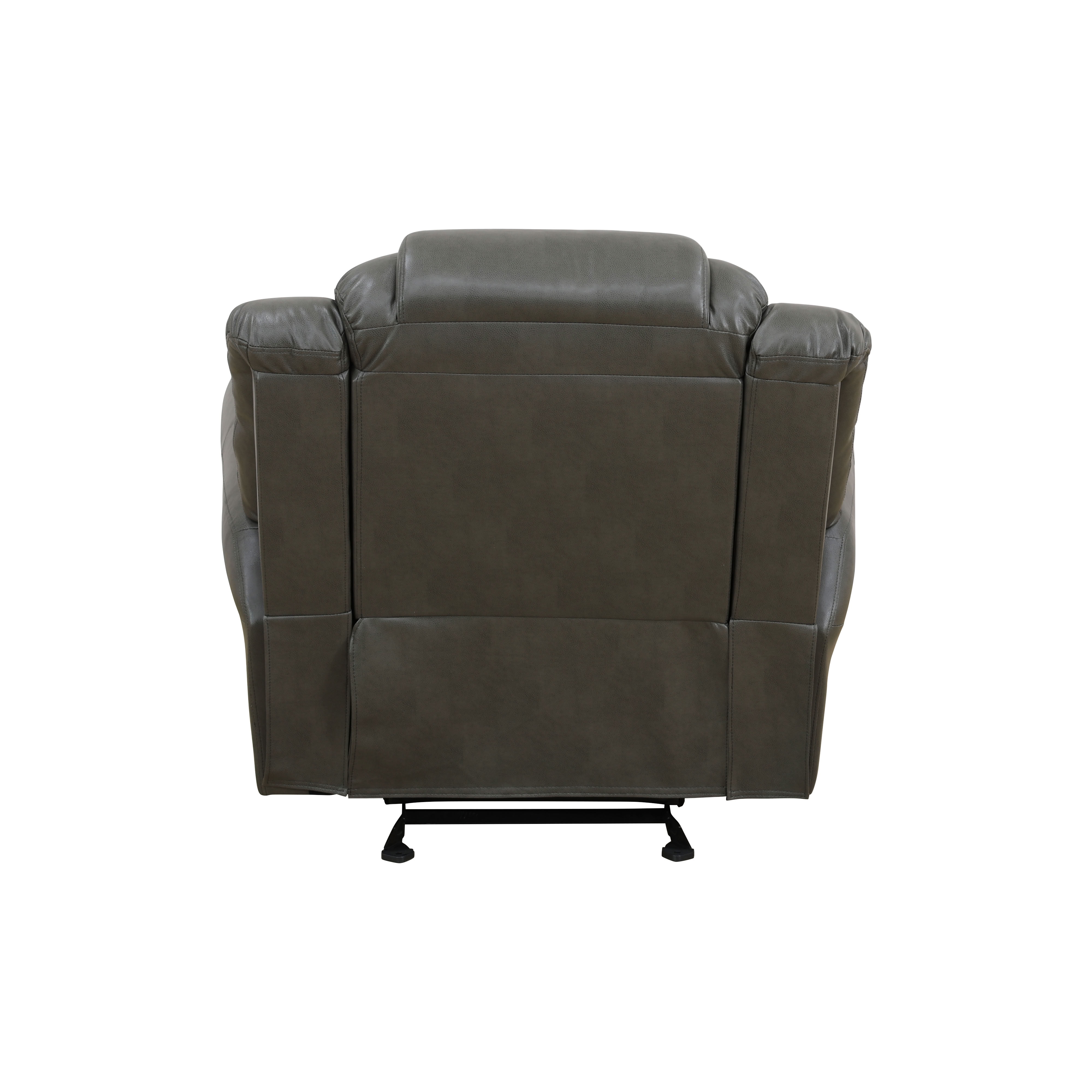 MAYEERTY Manual Recliner Single Chair with Breathable Leather for Living Room Apartment