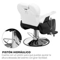 thumbnail image 2 of Sillón Barbero Onof  BC-001 Hidráulico Silla Estética Color Blanco, 2 of 5