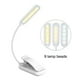 thumbnail image 4 of Clip de lectura Luz recargable Lámpara LED 1.8W STEPLESS Dimmable Eye Protection Brillo Estudiantes Plástico Maquillaje Iluminación Inevent HA009589-00B, 4 of 6