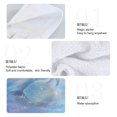 thumbnail image 4 of Haosy 2 Pack Kitchen Wash Cloths with Hanging Loops Absorbent Absorbent Quick Drying Hand Towels, Dolphin in Glowy Sea, 4 of 7