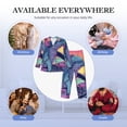 thumbnail image 7 of KLL Hip-Hop DJ Dolphin Sleepwear Mens Flannel Pajamas,Long Cotton Pj Set, 7 of 7