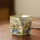 thumbnail image 3 of Ru ware teapot, teacup, and tea set; household ceramic teapot; plum blossom, orchid, bamboo, and chrysanthemum series; complete tea set., 3 of 3
