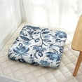 thumbnail image 5 of Square Dutch Velvet Meditation Pillow 22 Inch, Bohemian Style Cushion for Yoga and Relaxation, 5 of 7
