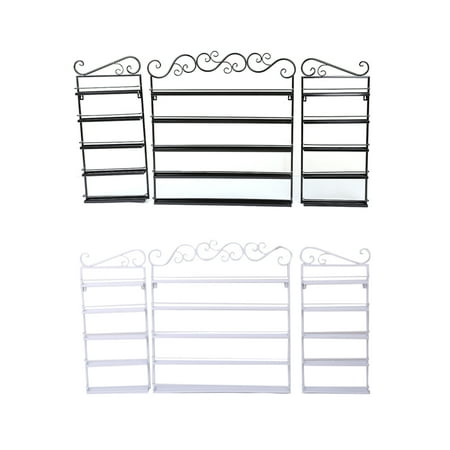 5 Layers Durable Metal Wire Nail Polish Display Organizer Wall Rack Hold 120 To 180 Bottles Nail Art Manicure Show Tool
