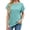 Light Green, variant on Womens Tops Oversized Business Casual Shirts Loose Fit Short Sleeve Tshirts Summer Clothes Fashion Outfit Tech T Shirt