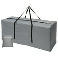 thumbnail image 6 of Fznkrag Extra Large Zipped Waterproof Garden Furniture Cushion Storage Bag Heavy Duty, 6 of 11