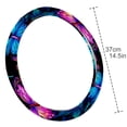 thumbnail image 4 of Flower Butterfly 14.5 Inch Printing PVC Leather Auto Accessories Car Wheel Cover Steering Wheel Covers Steering Wheel Cover, 4 of 6