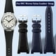 thumbnail image 2 of Correa de reloj con parte inferior de piel de nailon tejida para IWC Engineer IW322703 IW372504 IW500501 IW378507 Iw323601, correa de reloj con muescas de 28 x 16 mm, 2 of 5