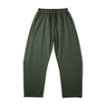 thumbnail image 3 of Women's Baggy Wide Leg Palazzo Pants Harem Pants Petite Linen Pants Drawstring Boho Barrel Sweatpants Summer Casual Flowy Breathable Trousers Beach Vacation, Spring Summer Fall, Army Green M, 3 of 9