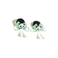 thumbnail image 1 of 2x Pinces à Cheveux Style Chinois Panda Barrette à Franges Épingles à Cheveux pour Hanfu de Mariée Vert, 1 of 10