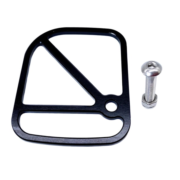Placa de disco de cable de freno de bicicleta de aleación de aluminio para piezas de bicicleta sin disco. negro