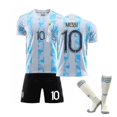 thumbnail image 2 of 22/23 Adultos Niños Fútbol Kits completos Trajes de entrenamiento de fútbol Ropa deportiva 21/22 22/23-Home Kit Argentina Messi 10-Kids 26(140-150CM) Bolígrafo Bolígrafo Bolígrafo de papelería, 2 of 3