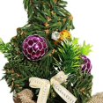 thumbnail image 4 of PENGXIANG Cloth Ribbon Jingle Bell Christmas Pine Tree Desk Small  Craft Decoration Home Office Show Window Ornament Gift, 4 of 6
