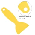 thumbnail image 3 of 3D Printer Plastic Spatula, Flexible Hanging Hole Design Resin Removal Scraper High Hardness Reusable Yellow  for 3D Printing, 3 of 8