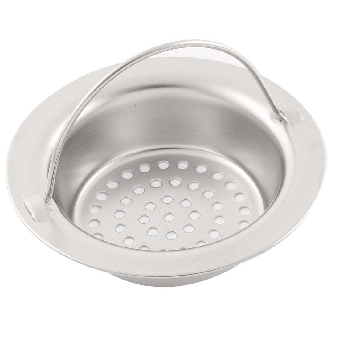 Bath Stainless Steel Handle Mesh Sink Drain Basin Strainer Stopper
